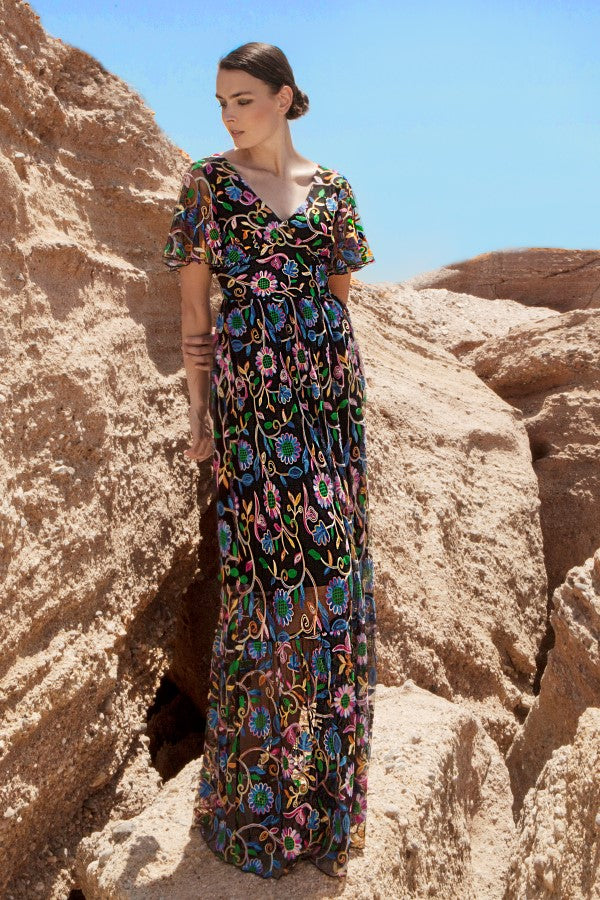 Floral Printed Maxi Dress