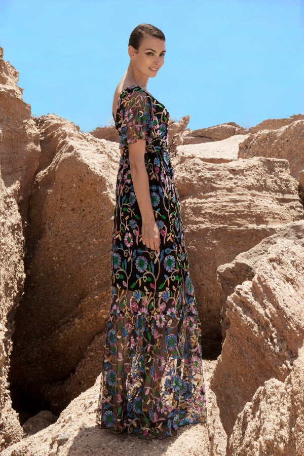 Floral Printed Maxi Dress