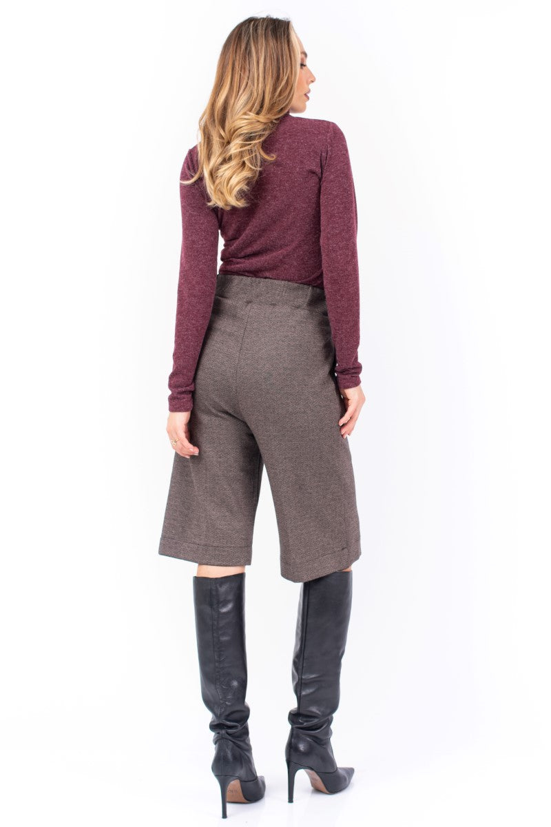 Chocolate Brown Bermuda Shorts