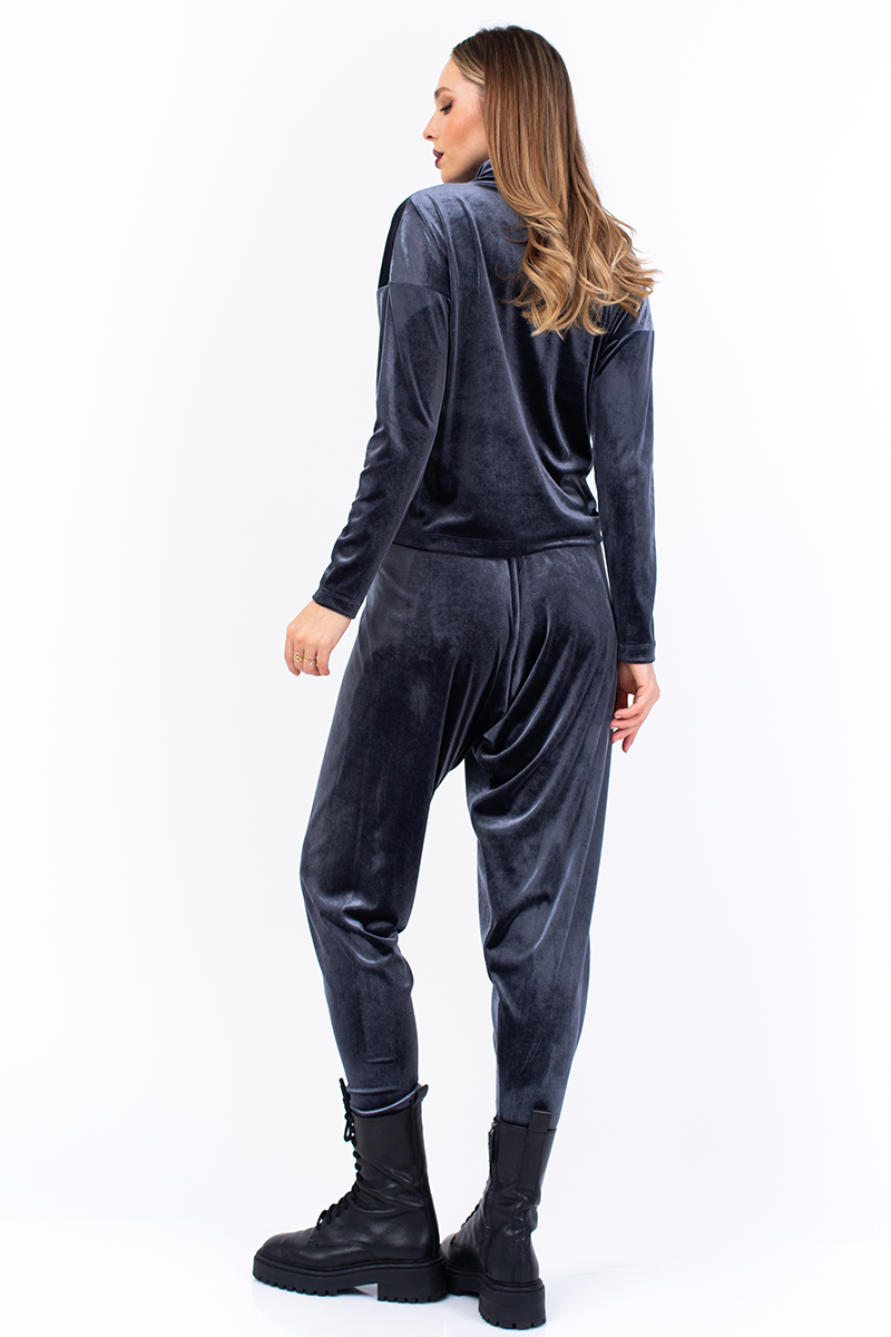 Black Velvet Trousers