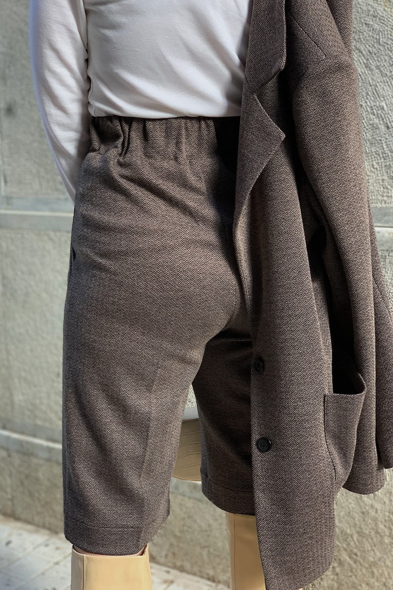 Chocolate Brown Bermuda Shorts