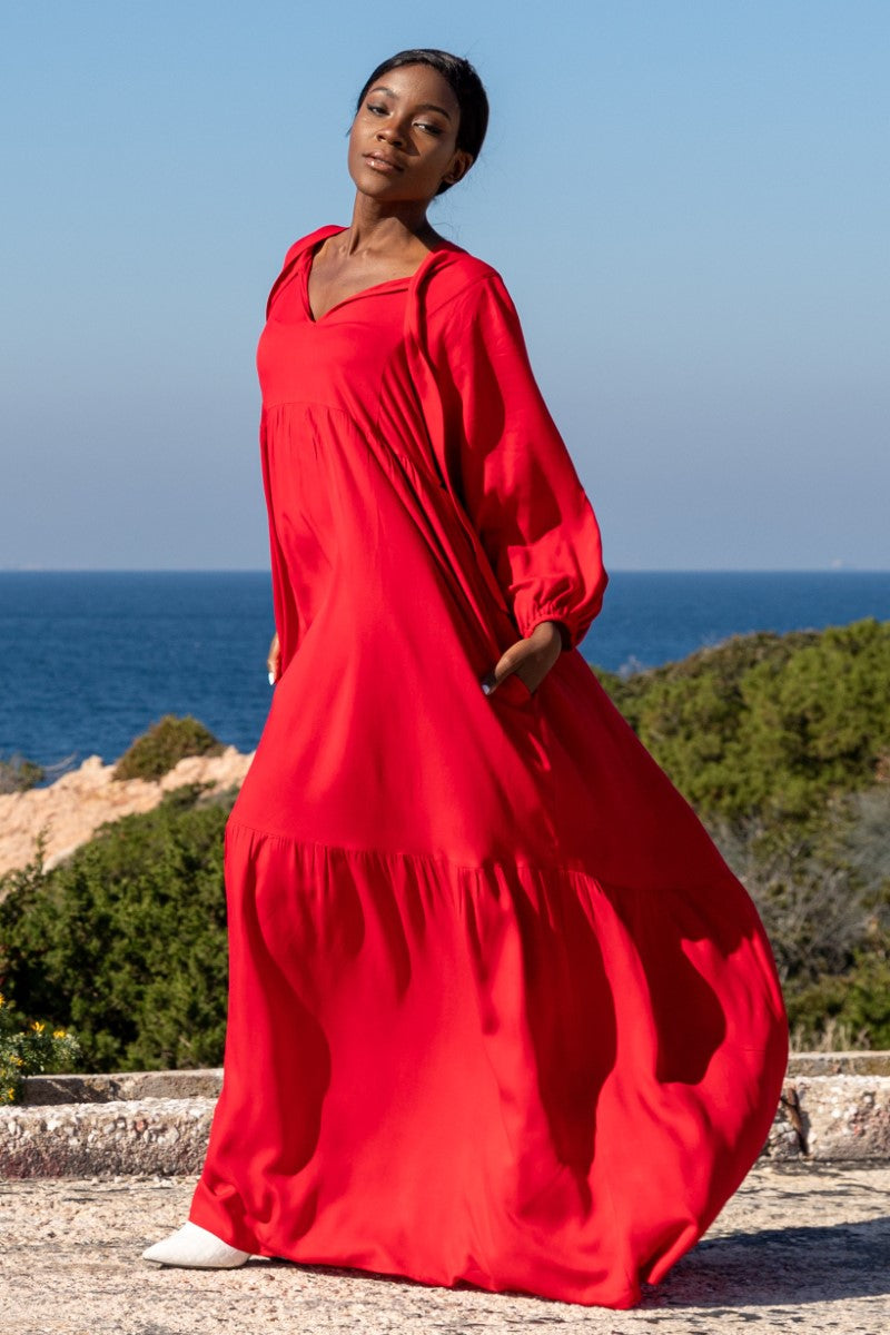 Red Maxi on sale Dress