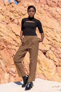Mustard Tailored Trousers