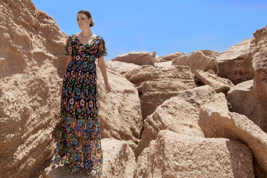 Floral Printed Maxi Dress