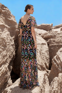 Floral Printed Maxi Dress