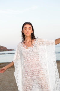 White Kaftan Dress 