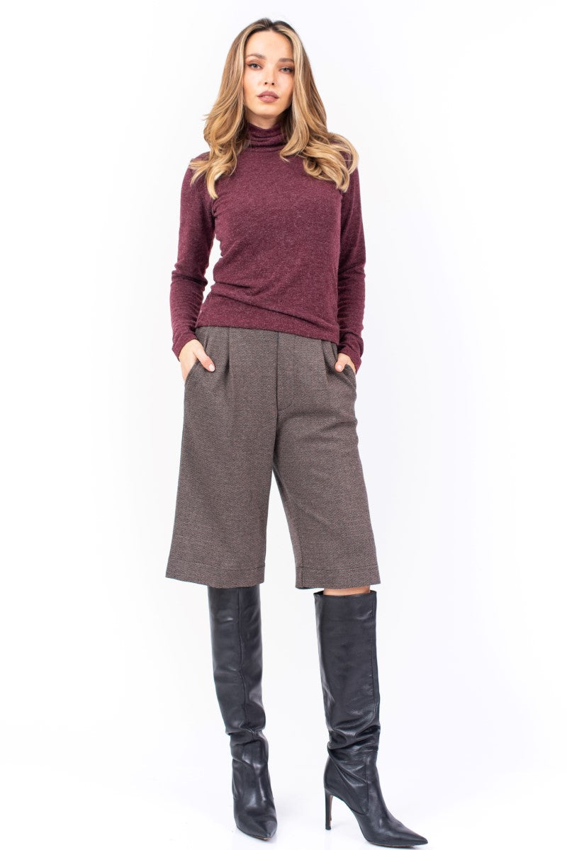 Chocolate Brown Bermuda Shorts