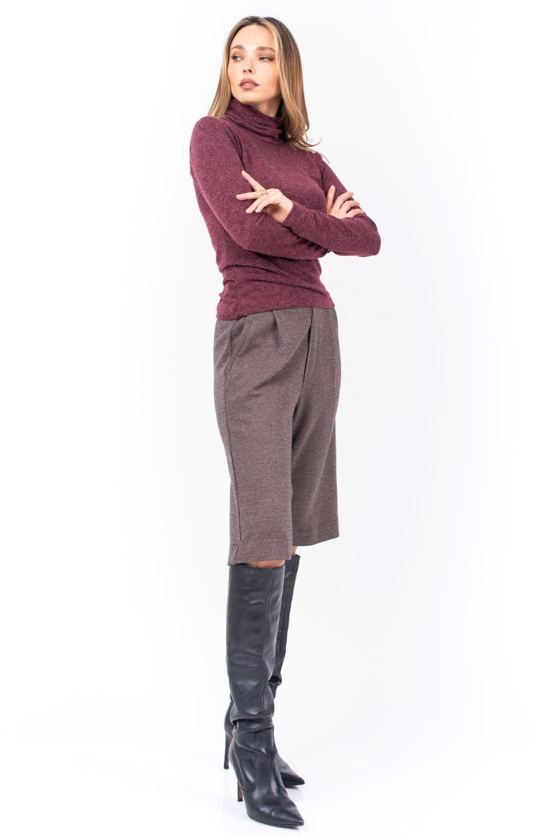 Chocolate Brown Bermuda Shorts