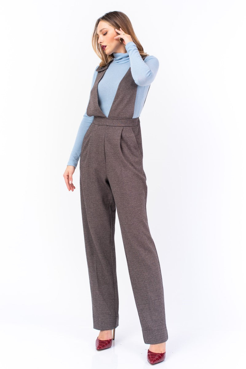Overall With V Neck