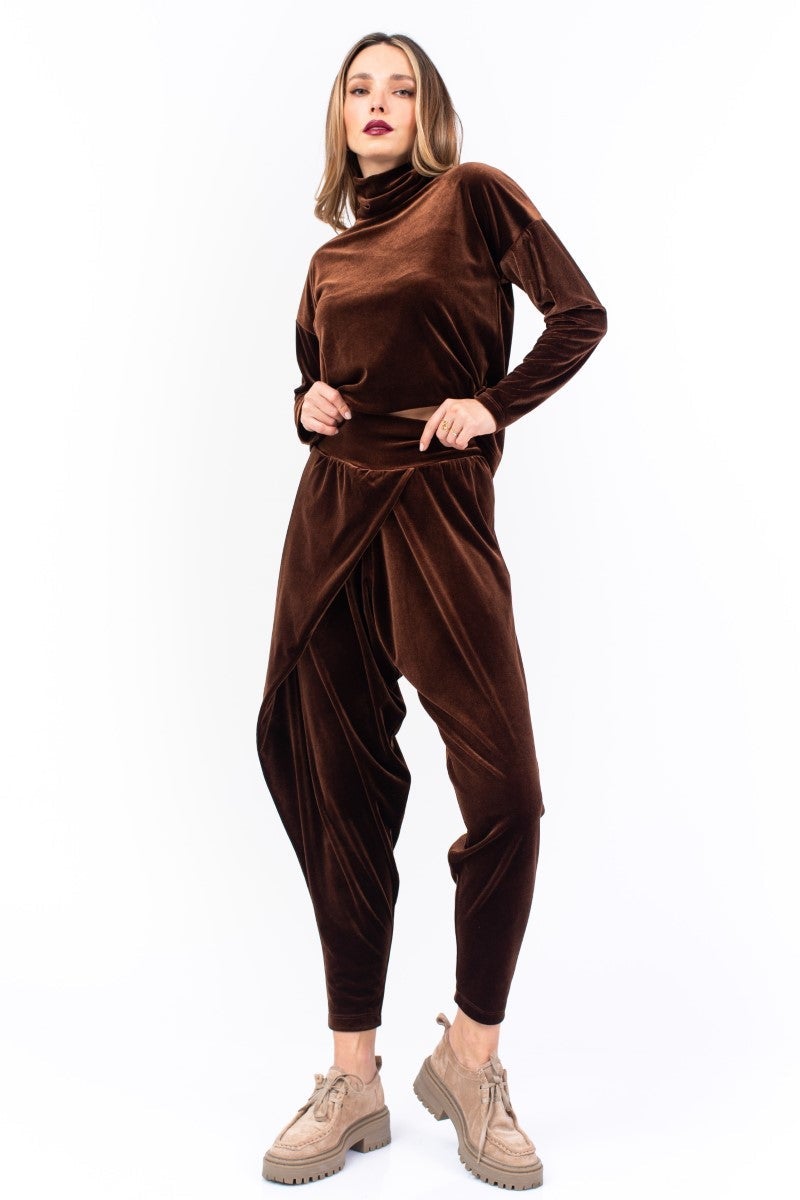 Brown Velvet Trousers