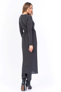 Dark Grey Knit Dress